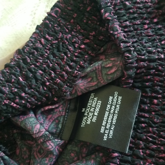 Like new! La Hearts Mandela Purple Big Flare BOHO Pants Size Medium - Picture 11 of 15